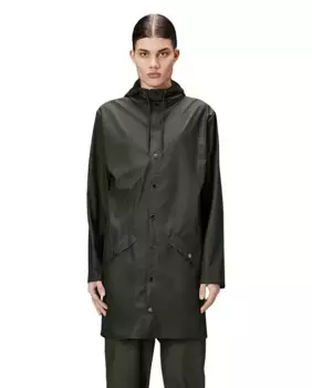 Мужской длинный дождевик Rains, темно-зеленый