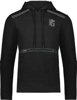 Мужской длинный пуловер с капюшоном Perfect Game, черный