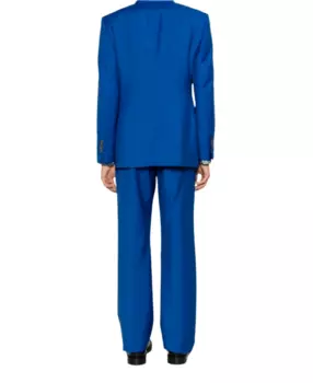 Мужской двубортный костюм Tom Ford синего цвета