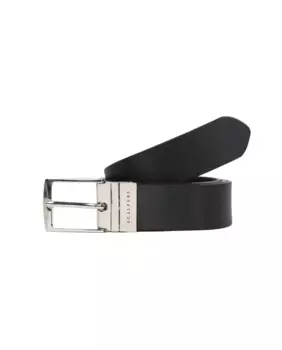 Мужской двухцветный кожаный ремень Scalpers, чёрный