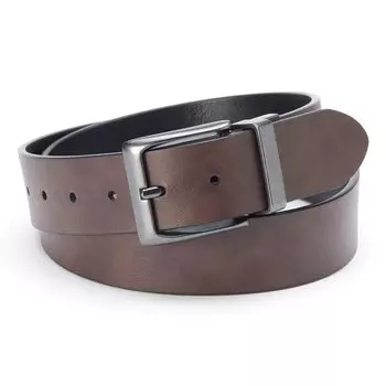 Мужской двусторонний ремень Levi's с обрезанными краями