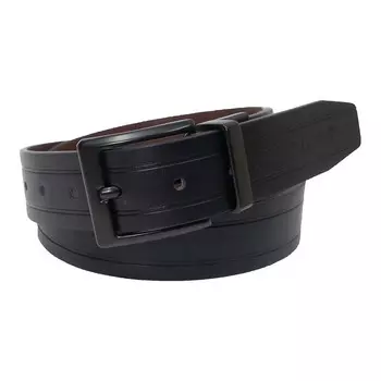 Мужской двусторонний ремень Realtree с тисненой линией, цвет Black Tan