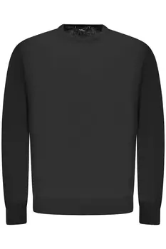 Мужской джемпер Guess Jeans шерстяной однотонный, черный