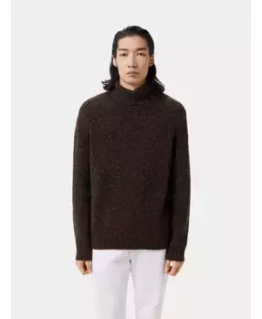 Мужской джемпер из кашемира с вязкой Gobi Cashmere, черный