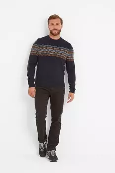 Мужской джемпер из рисовой вязки Tog 24, синий