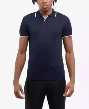 Мужской джерси-поло с коротким рукавом и воротником Johnny SPRING + MERCER, мультиколор