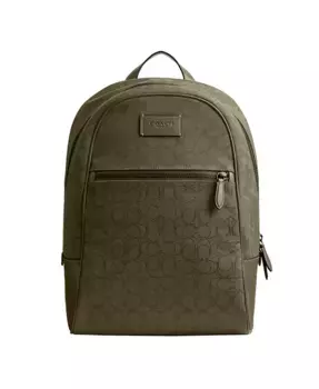 Мужской джерси-рюкзак Signature Jacquard COACH, зеленый