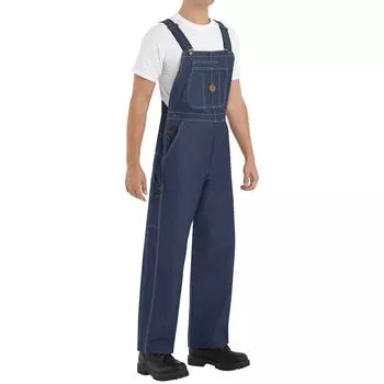 Мужской джинсовый комбинезон классического кроя с нагрудником Red Kap