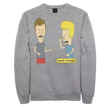 Мужской флис с портретом для гитары Beavis And Butthead Air Guitar Licensed Character