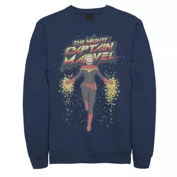 Мужской флис с портретом The Mighty Captain Marvel