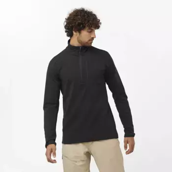 Мужской флис Salomon Essential Lightwarm, чёрный