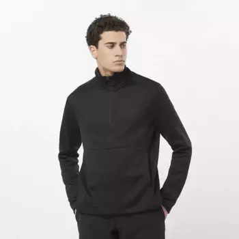 Мужской флис Salomon Essential Midwarm, черный