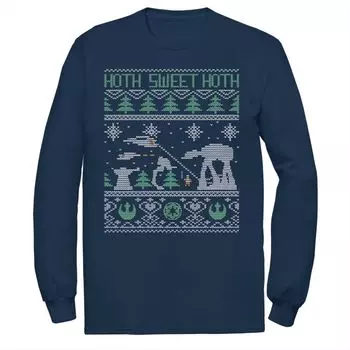 Мужской флисовый флис Star Wars Hoth Battle Ugly Christmas Licensed Character