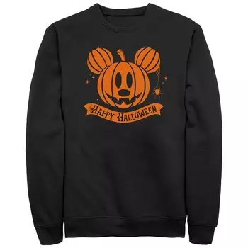Мужской флисовый флисовый свитер с Микки Маусом и Микки Маусом Disney's Halloween Mouse Licensed Character, черный