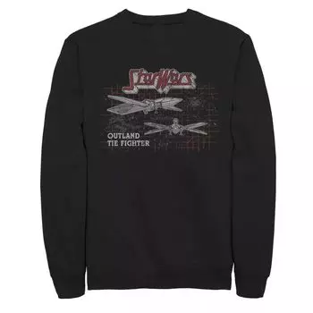 Мужской флисовый галстук-истребитель The Mandalorian Outland Tie Fighter Star Wars