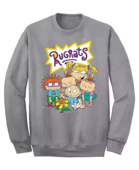 Мужской флисовый худи Rugrats Natural Wonder Crew AIRWAVES, серый