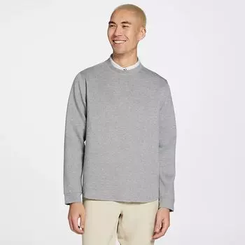 Мужской флисовый пуловер для гольфа Vrst Pinnacle с круглым вырезом