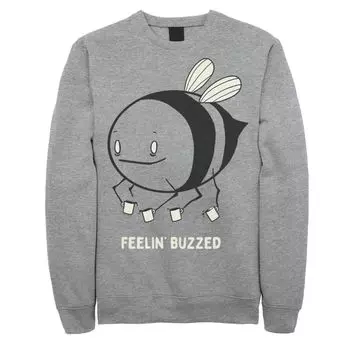Мужской флисовый пуловер Feelin' Buzzed Coffee Bee Licensed Character