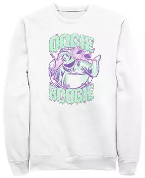 Мужской флисовый пуловер nightmare before christmas oogie boogie crew Fifth Sun, белый