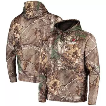 Мужской флисовый пуловер с капюшоном Dunbrooke Realtree Camo Arizona Cardinals Circle Champion Tech