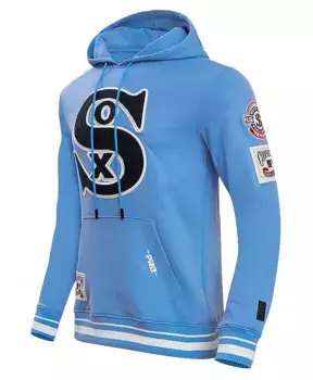 Мужской флисовый пуловер с капюшоном Pro Standard Chicago White Sox, синий