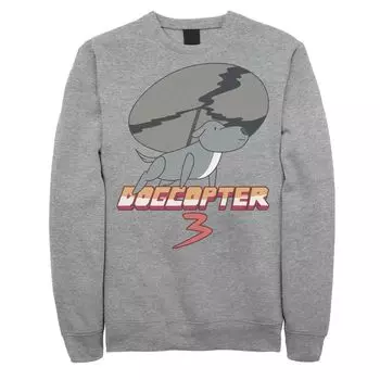 Мужской флисовый пуловер с рисунком Cartoon Network Steven Universe Dogcopter 3 Licensed Character