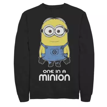 Мужской флисовый пуловер с рисунком «Гадкий я» Minions Bob One In A Minion Licensed Character