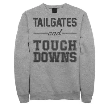 Мужской флисовый пуловер с рисунком Tailgates and Touchdowns Word Stack Licensed Character