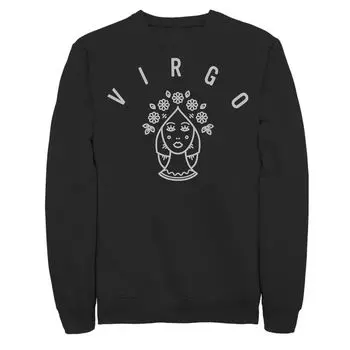 Мужской флисовый пуловер с рисунком Virgo King Licensed Character