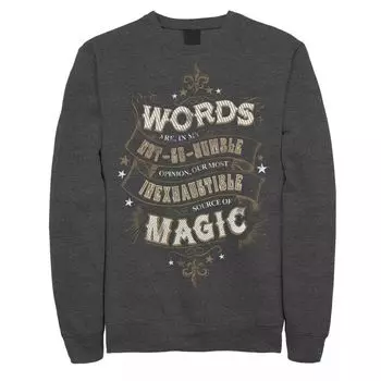 Мужской флисовый пуловер Words is Magic Harry Potter