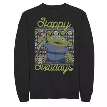 Мужской флисовый рождественский свитер Disney Pixar Toy Story Alien Ugly Christmas Licensed Character