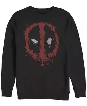 Мужской флисовый свитер Deadpool Splatter Icon Crew Fifth Sun, черный