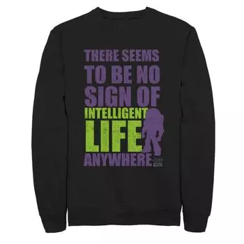Мужской флисовый свитер Disney Pixar Toy Story Buzz No Sign Of Intelligent Life Licensed Character