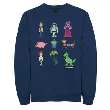 Мужской флисовый свитер Disney Pixar Toy Story Pixel Story Group Licensed Character