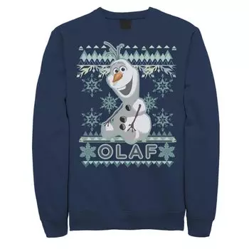 Мужской флисовый свитер Disney's Frozen Olaf Ugly Christmas Licensed Character