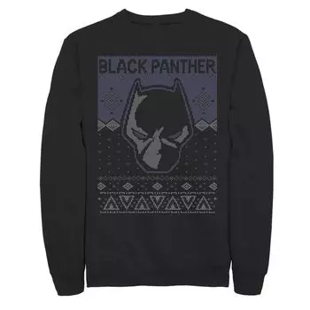 Мужской флисовый свитер Marvel Black Panther Ugly Christmas Licensed Character
