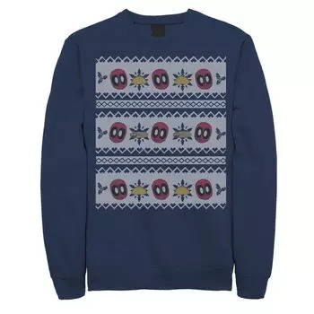 Мужской флисовый свитер Marvel Deadpool Chimichanga & Taco Ugly Christmas Licensed Character