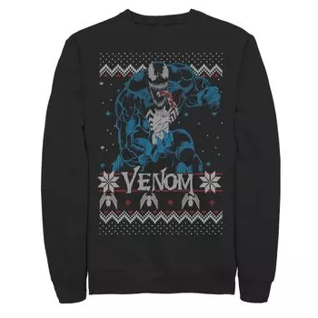 Мужской флисовый свитер Marvel Venom Ugly Christmas Licensed Character