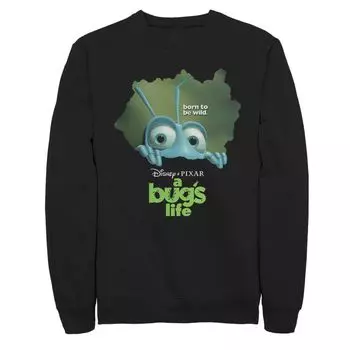 Мужской флисовый свитер с логотипом Disney Pixar Bugs Life Flik Licensed Character