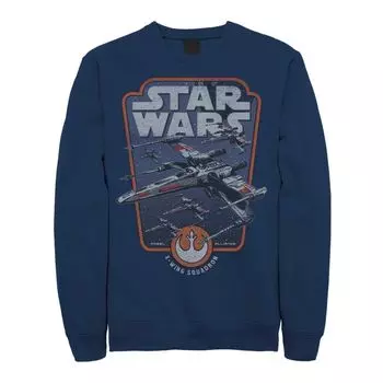 Мужской флисовый свитер с логотипом Star Wars X-Wing Squadron Licensed Character