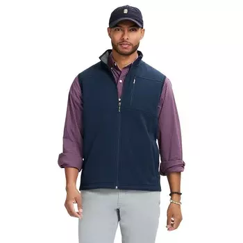 Мужской флисовый свитер-жилет IZOD, цвет Navy Blazer