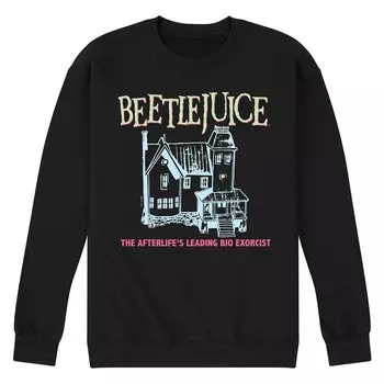 Мужской флисовый свитшот Beetlejuice House Licensed Character, черный