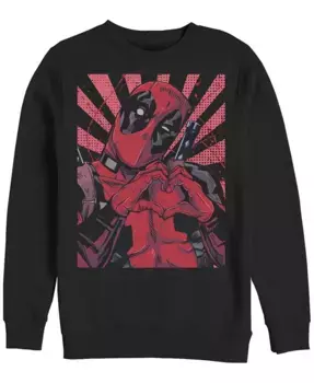 Мужской флисовый свитшот Close Heart Deadpool Fifth Sun, черный