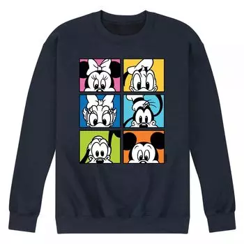 Мужской флисовый свитшот Disney's Mickey Friends Grid Licensed Character
