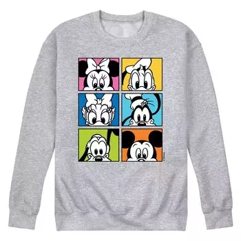 Мужской флисовый свитшот Disney's Mickey Friends Grid Licensed Character