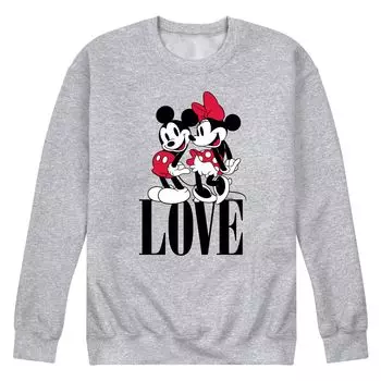 Мужской флисовый свитшот Disney's Mickey & Minnie Love Licensed Character