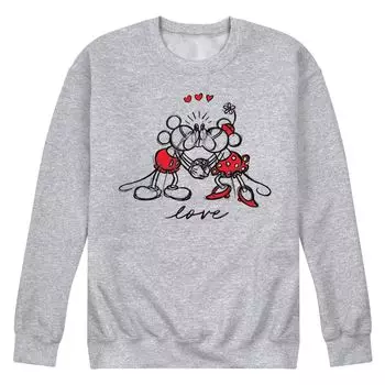 Мужской флисовый свитшот Disney's Mickey Minnie Sketch Licensed Character