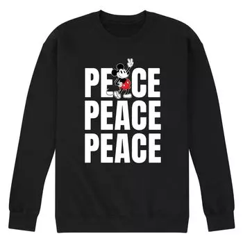 Мужской флисовый свитшот Disney's Mickey Mouse Peace Licensed Character