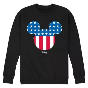 Мужской флисовый свитшот Disney's Mickey Mouse с американским флагом Licensed Character
