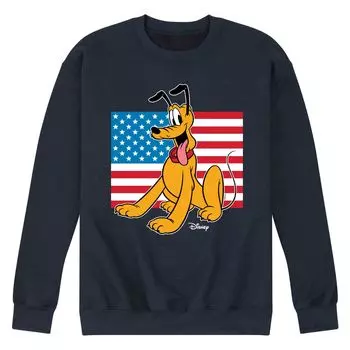 Мужской флисовый свитшот Disney's Pluto с флагом США Licensed Character
